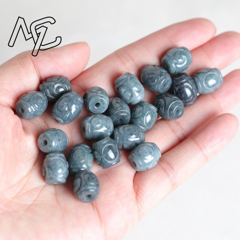 5PC Natural Blue Water Jade Ri - Beading 评论和价格