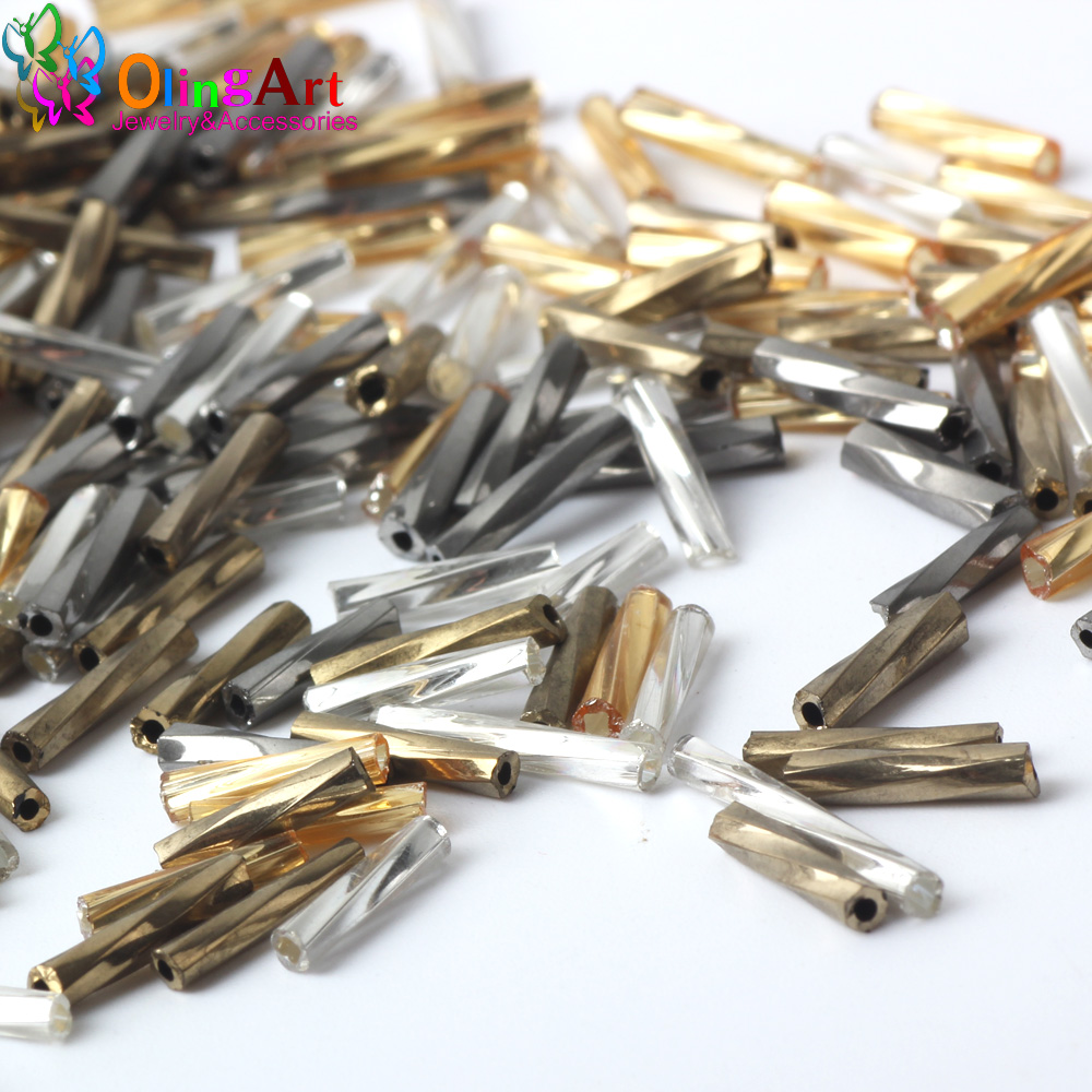 OlingArt Mixed Color Tube 2x9m - Glass Seed Beads 2Mm Jewelry Making 评论和价格