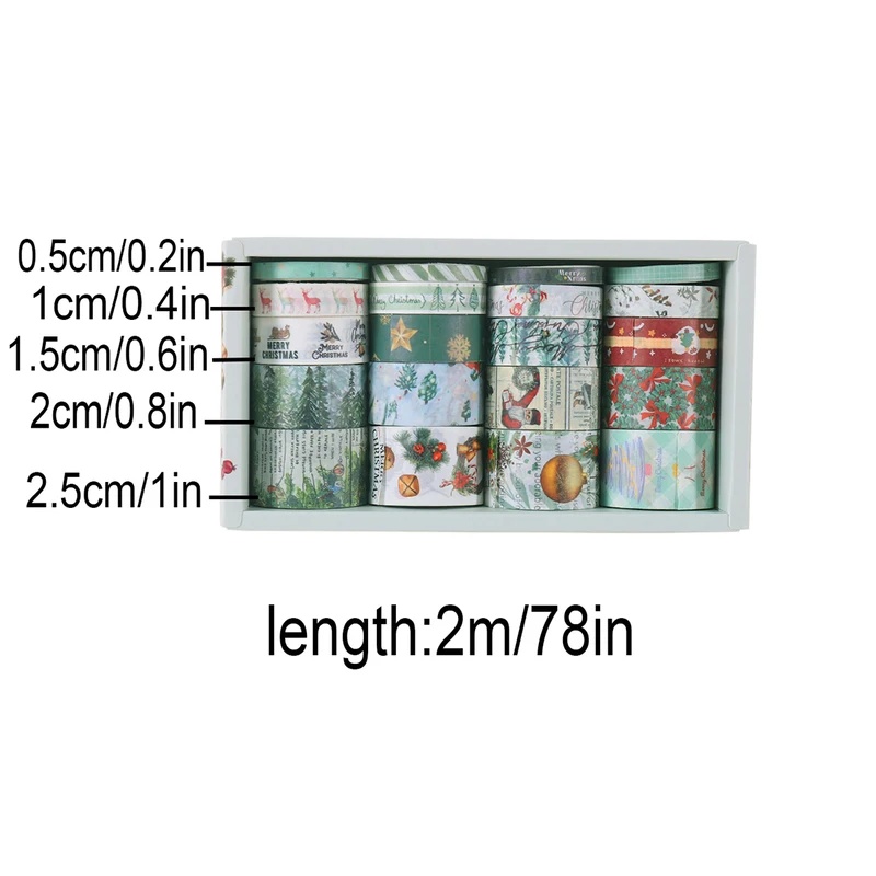 20 Rolls Vintage Christmas Was - Scrapbooking 评论和价格