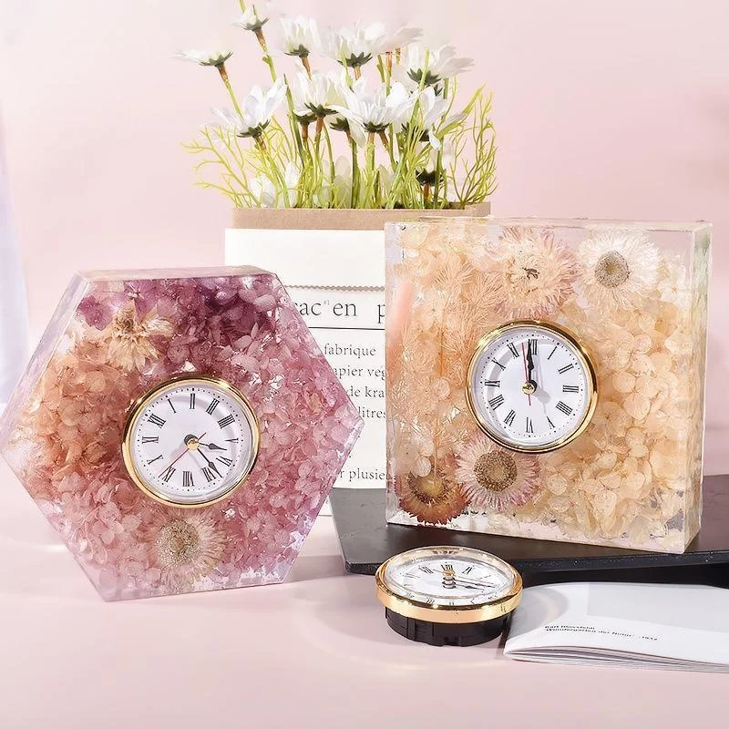 Clock Ornament Set Silicone Mo - Silicone Epoxy Resin Molds Set 评论和价格