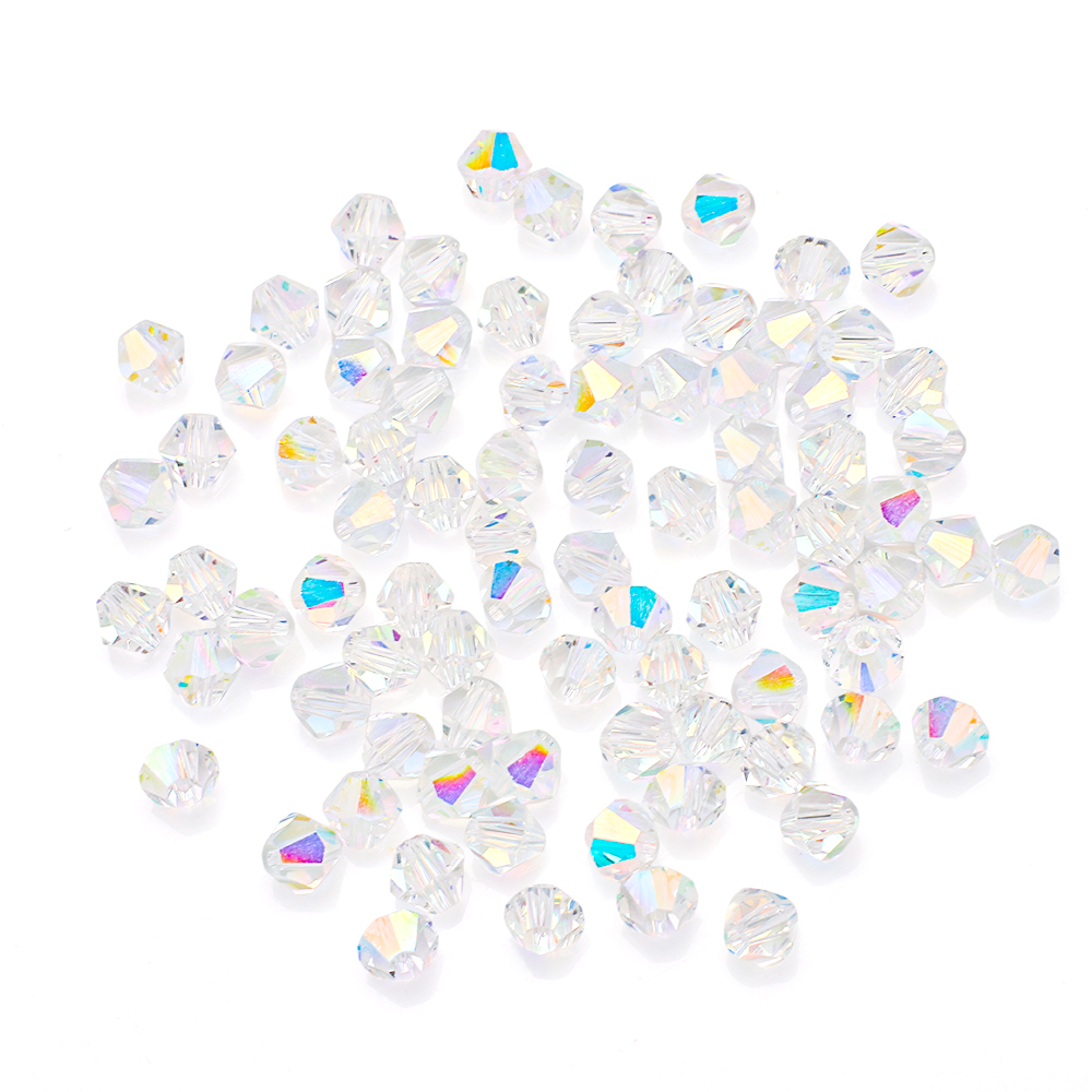 Faceted Crystal Glass Bicone B - Glass Seed Beads 2Mm Jewelry Making 评论和价格