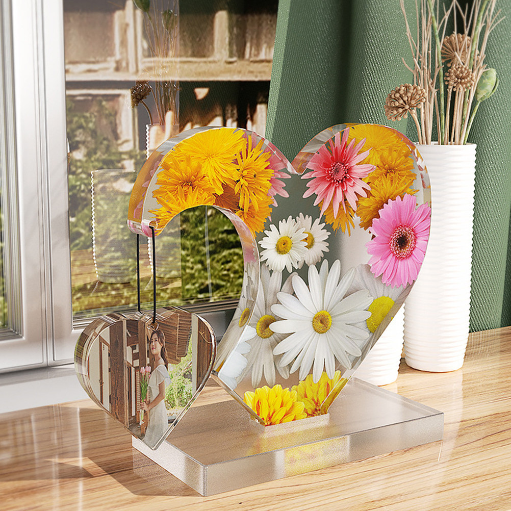 1Set Creative Heart Silicone M - Silicone Epoxy Resin Molds Set 评论和价格